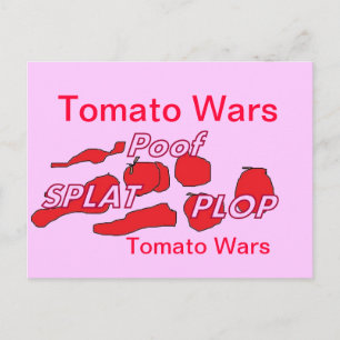 Tomato Krig Humor kort