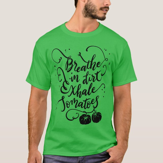 Tomato Lover Gardener Growing Foodomatoes friends T Shirt (Framsida)