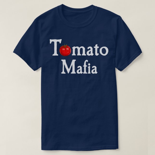 Tomato Mafia Funny  Älskare Graphic TShirt T Shirt (Design framsida)