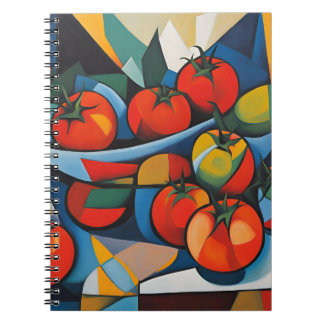 Tomato Modern Art Notebook Anteckningsbok