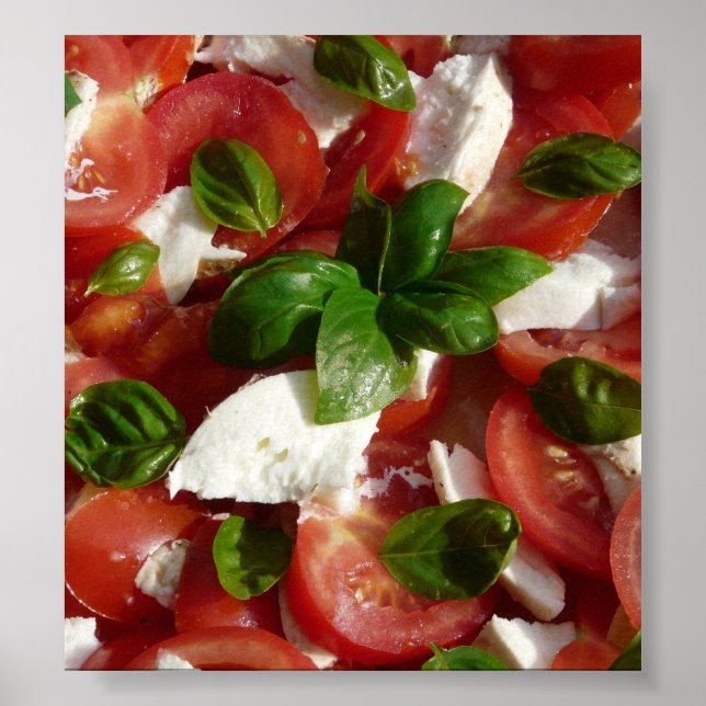 Tomato och Mozzarella Salad Poster (Framsidan)