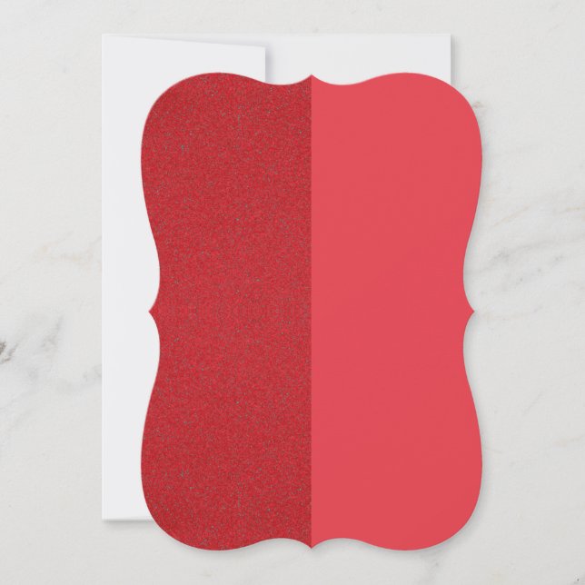 Tomato Red Bracket-Kant-platta anteckningskort - A (Framsida)
