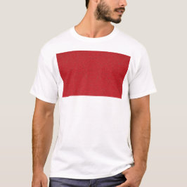 Tomato Red Chest Block Tee - Anpassade