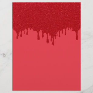 Tomato-Red Drip Effect Bulk Flyer - Anpassade
