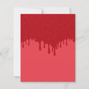 Tomato-Red Drip Semi-Gloss Lakan - Anpassade