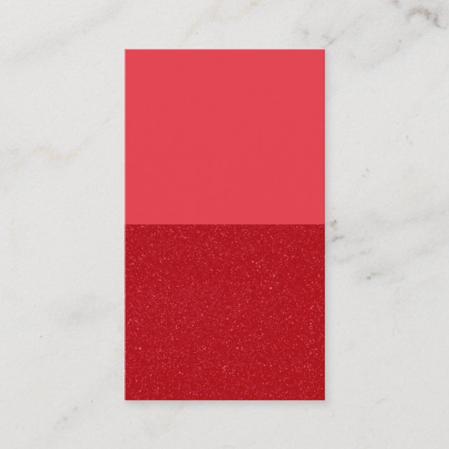 Tomato Red Duo Block Samtalskort – Anpassningsbart (Framsida)