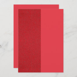 Tomato Red Duo Flat Card – Anpassningsbar design Spara Datumet