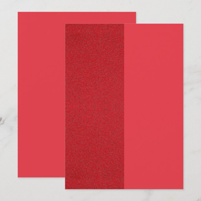 Tomato Red Duo Platt Kort – Anpassningsbar design (Fram/baksida)