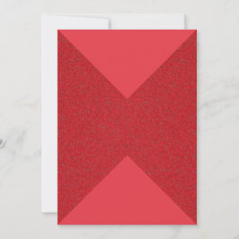Tomato Red Hourglass Card - Anpassad design Spara Datumet
