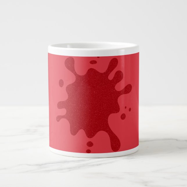 Tomato Red Jumbo Drip Mugg - Anpassade Jumbo Mugg (Framsidan)