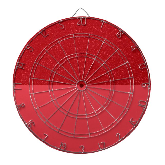 Tomato Red Kontrast Dartboard Design – Anpassa Darttavla (Framsidan)