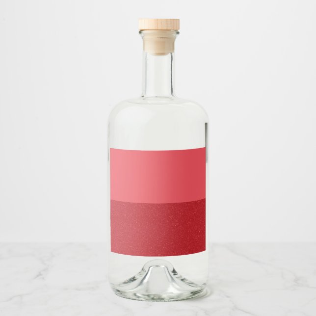 Tomato Red Liquor Labels - Anpassade Spritflaskor Etikett (Framsida)