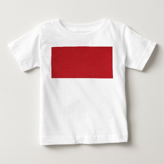 Tomato Red Noise Pub Baby Jersey Tee - Customize (Framsida)