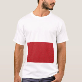 Tomato Red Noise Rectangle Tee - Anpassade