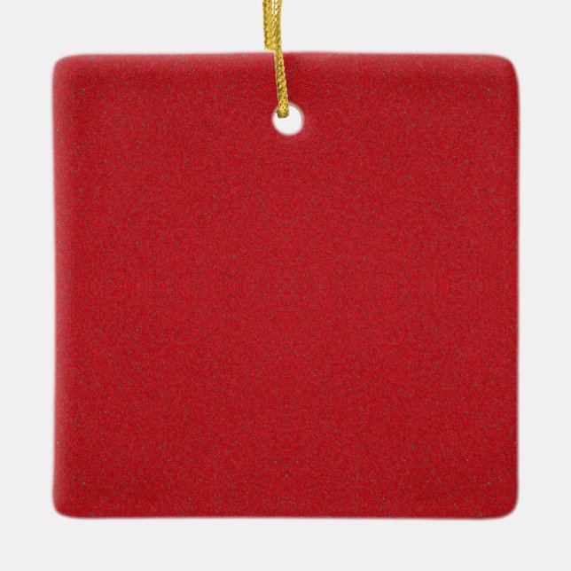 Tomato Red Noise Struktur Ornament - Anpassadet (Framsida)