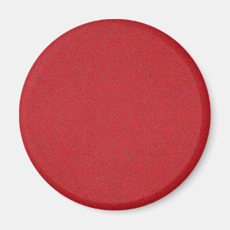 Tomato Red Speckled Round Fridge Magnet (Anpassnin