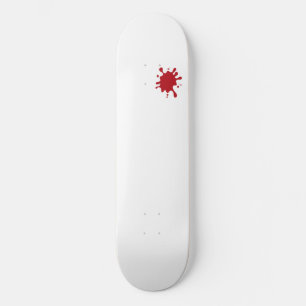 Tomato Red Splatter Anpassad Skateboard