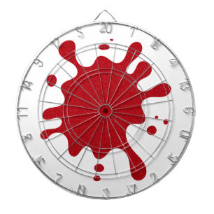 Tomato Red Splatter Dartboard – Anpassningsbar Darttavla