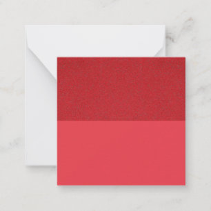 Tomato Red Split-Horizon - platta anteckningskort