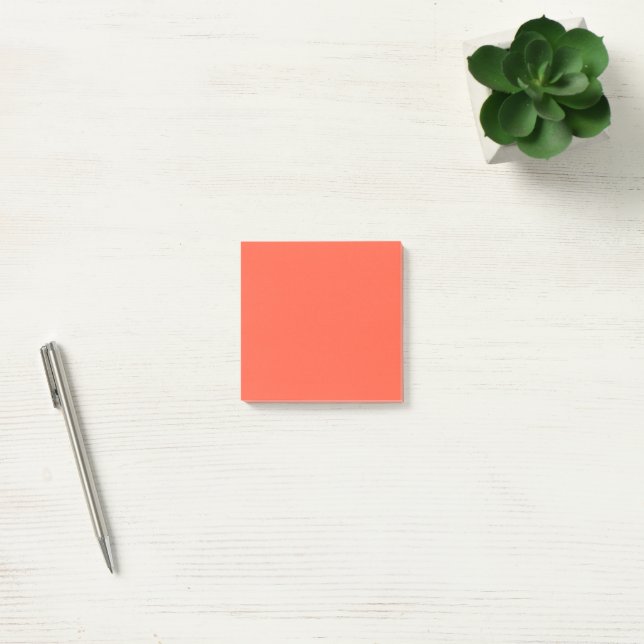 Tomato Red Square Post-it Notes Block (Kontor)