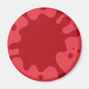 Tomato Red Stänk Anpassningsbar Fridge Magnet