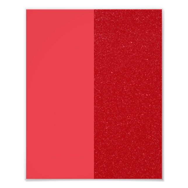 Tomato Red Textured Contrast Poster – Customizable (Framsidan)