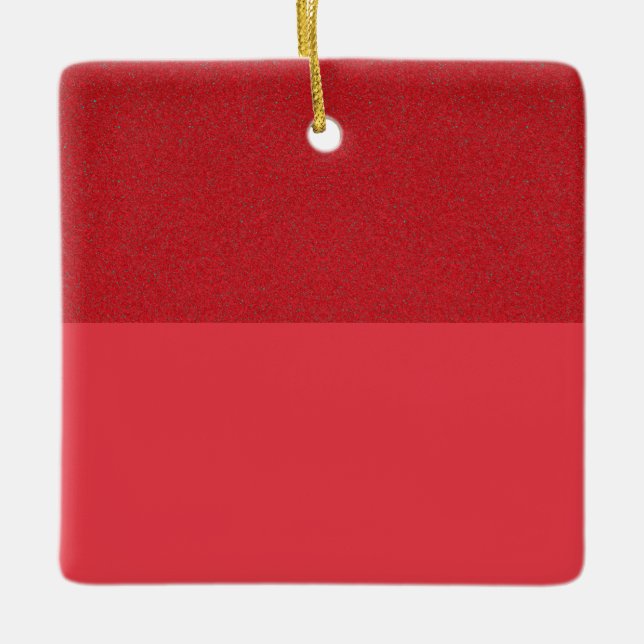 Tomato Red Textured Ornament - Anpassade (Framsida)
