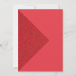 Tomato Red Triangle Focus Card – Anpassningsbar Spara Datumet