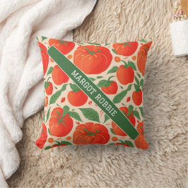 Tomato Retro Colorful Personlig Mönster Kudde
