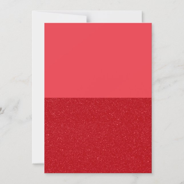 Tomato Röd Glitter Under Magnet – Anpassningsbar (Framsida)