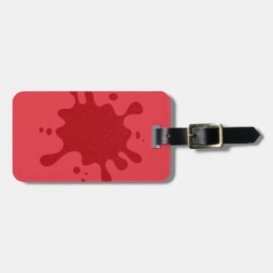 Tomato-Röd Stänkluggage Tag – Anpassningsbar Bagagebricka