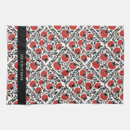 Tomato Rustic Farmhouse French Country  Kökshandduk