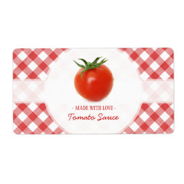 Tomato Sauce-etiketter Fraktsedel