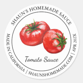 Tomato Sauce Modern etikett