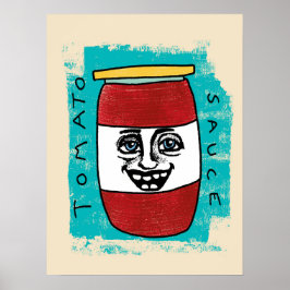 Tomato Sauce Poster Wall Art