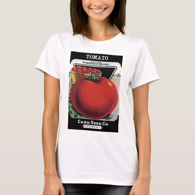 Tomato Seed Packet Label Tee (Framsida)