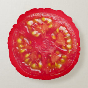 Tomato Slice  Rund Kudde
