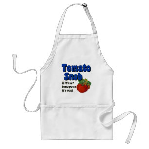 Tomato Snob Funny Cooking Say Apron Förkläde