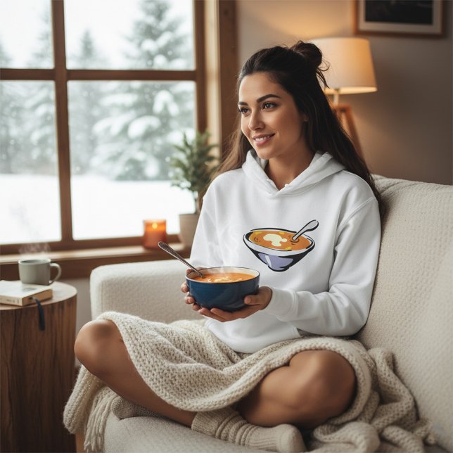 Tomato Soppa Bowl med Spoon T Shirt (Skapare uppladdad)