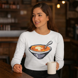 Tomato Soppa Bowl med Spoon T Shirt