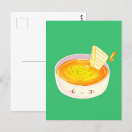 Tomato Soppa och Grilled Cheese Sandwich Vykort