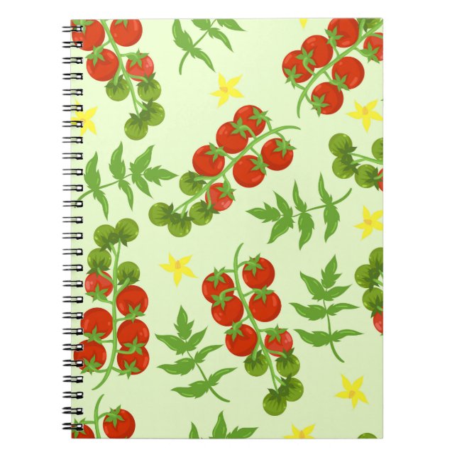 Tomato Tango: Vintage Vegetable Print Anteckningsbok (Framsidan)