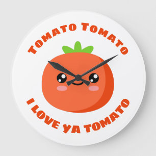 Tomato Tomato I kärlek ya Tomato Stor Klocka
