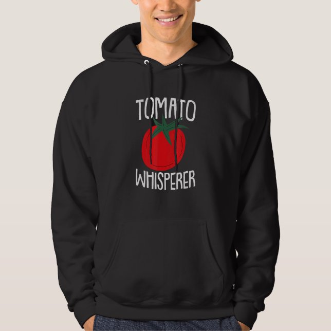 Tomato Whisperer Fars dag  Pappa Dada Hoodie (Framsida)