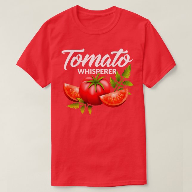 Tomato Whisperer  Tending Garden Farm T Shirt (Design framsida)