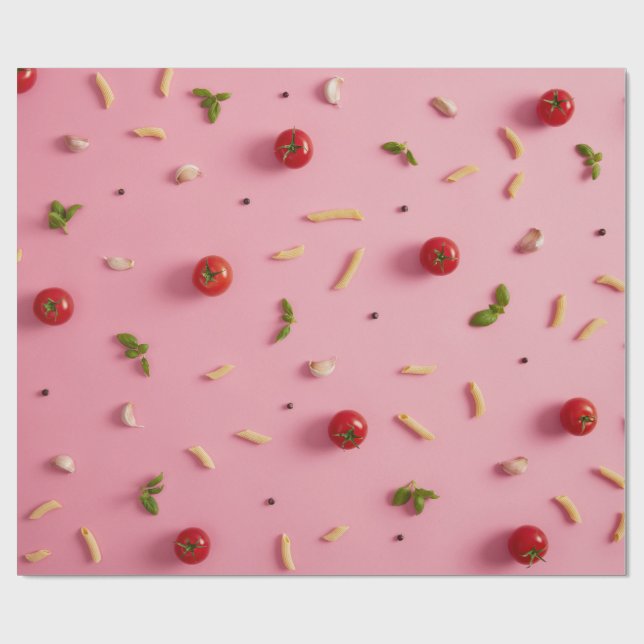 Tomato Wrapping Papper Presentpapper (Platt)