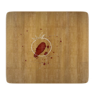 Tomatocide Chalk Disline Blood Spatter Crime Scene