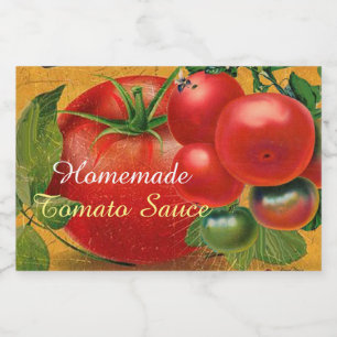 TOMATOES KITCHEN PRESERVES,CANNINGS,TOMATO SAUCUCU MAT ETIKETTER
