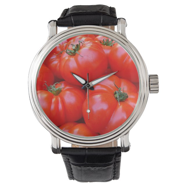 TOMATOES ROUND CLOCK ARMBANDSUR (Framsida)