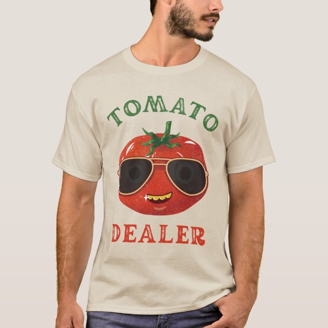 Tomatogate Tomato Dealer T Shirt (Framsida)